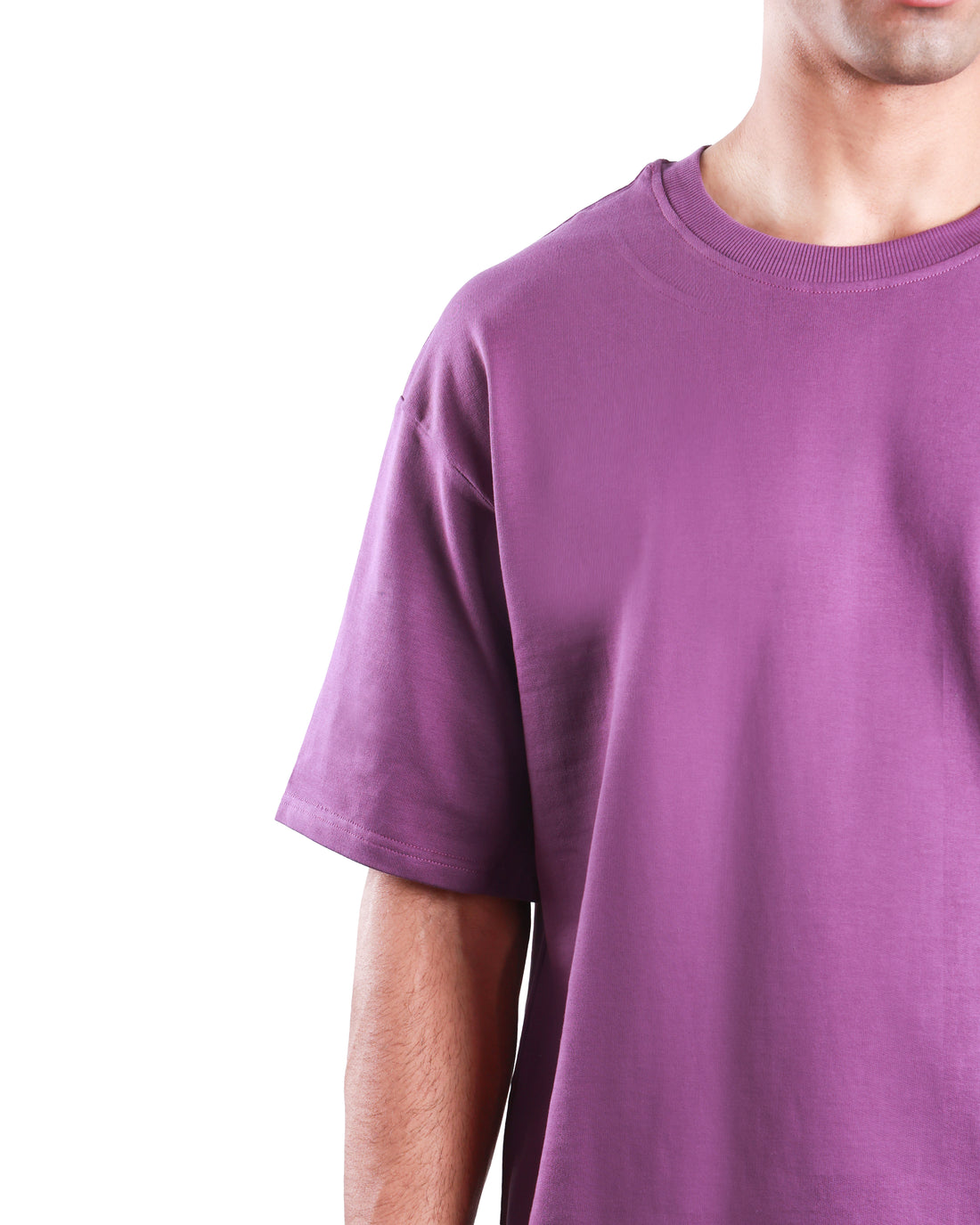 Heavy Duty Oversized T shirt - Plum Purple