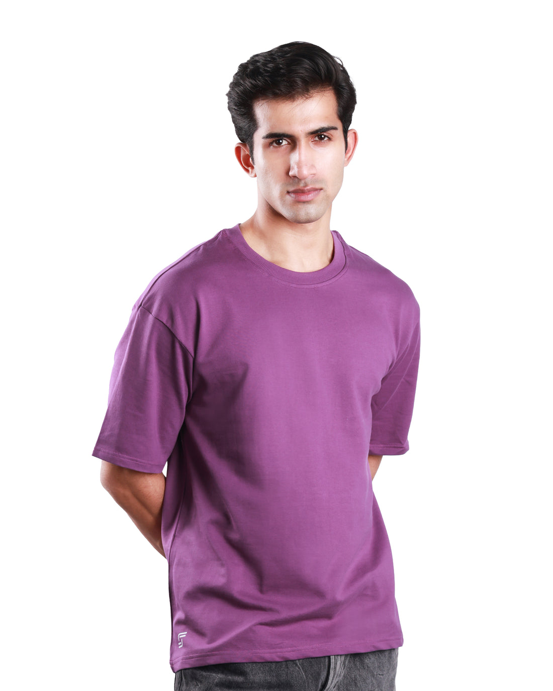 Heavy Duty Oversized T shirt - Plum Purple