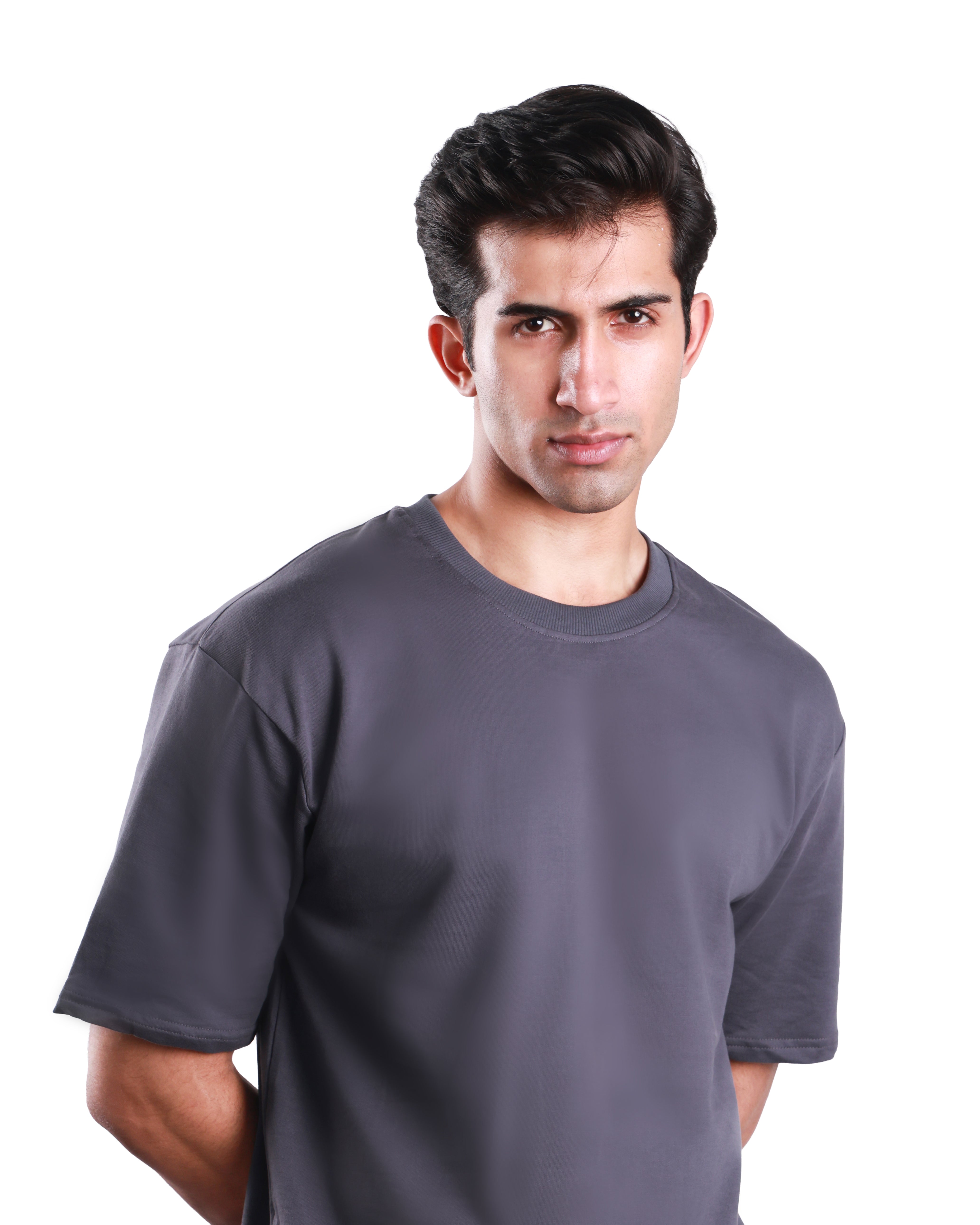 Heavy Duty Oversized T shirt - Iron Grey