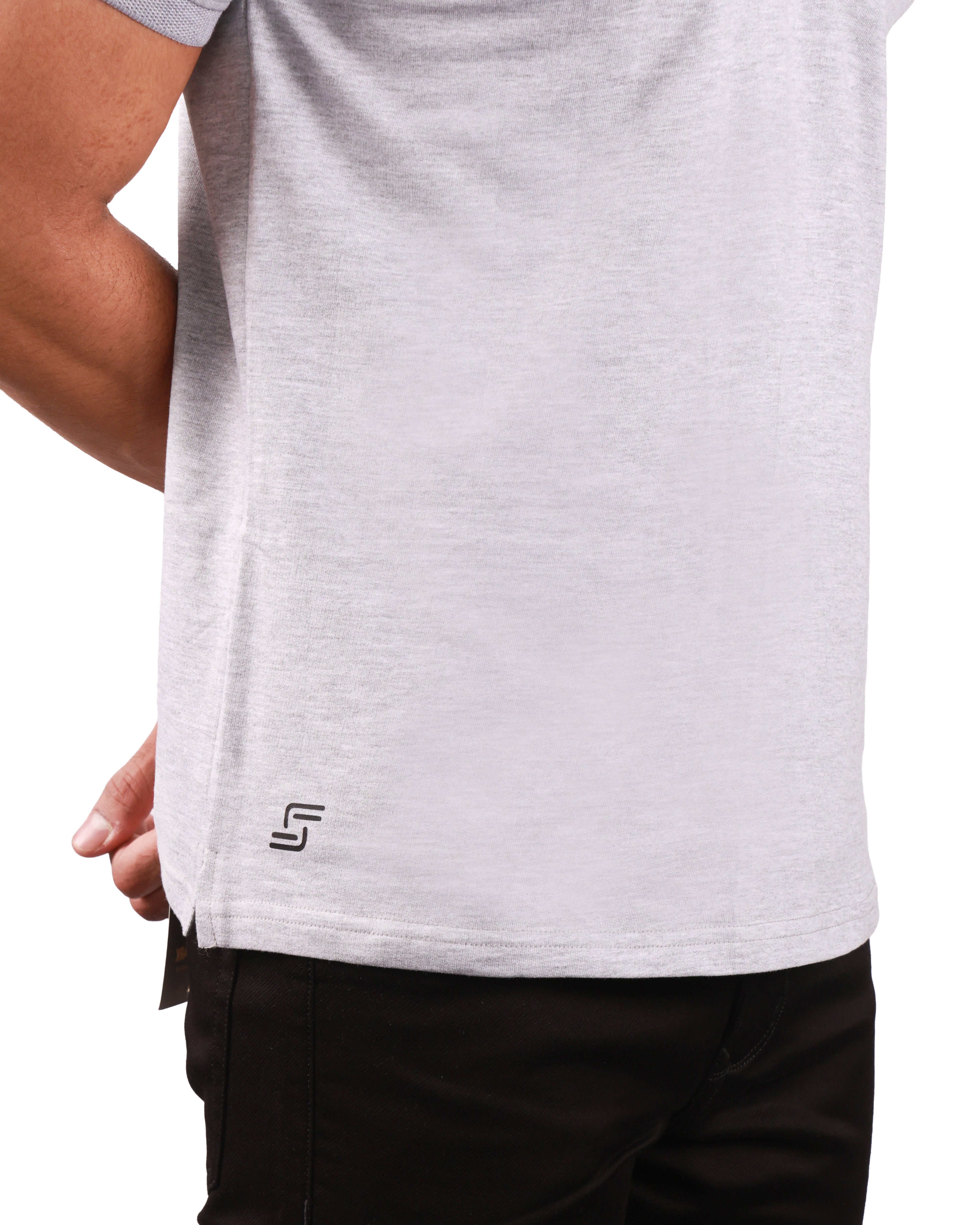 Limited Edition - Heavy Duty Polo - Melange Grey